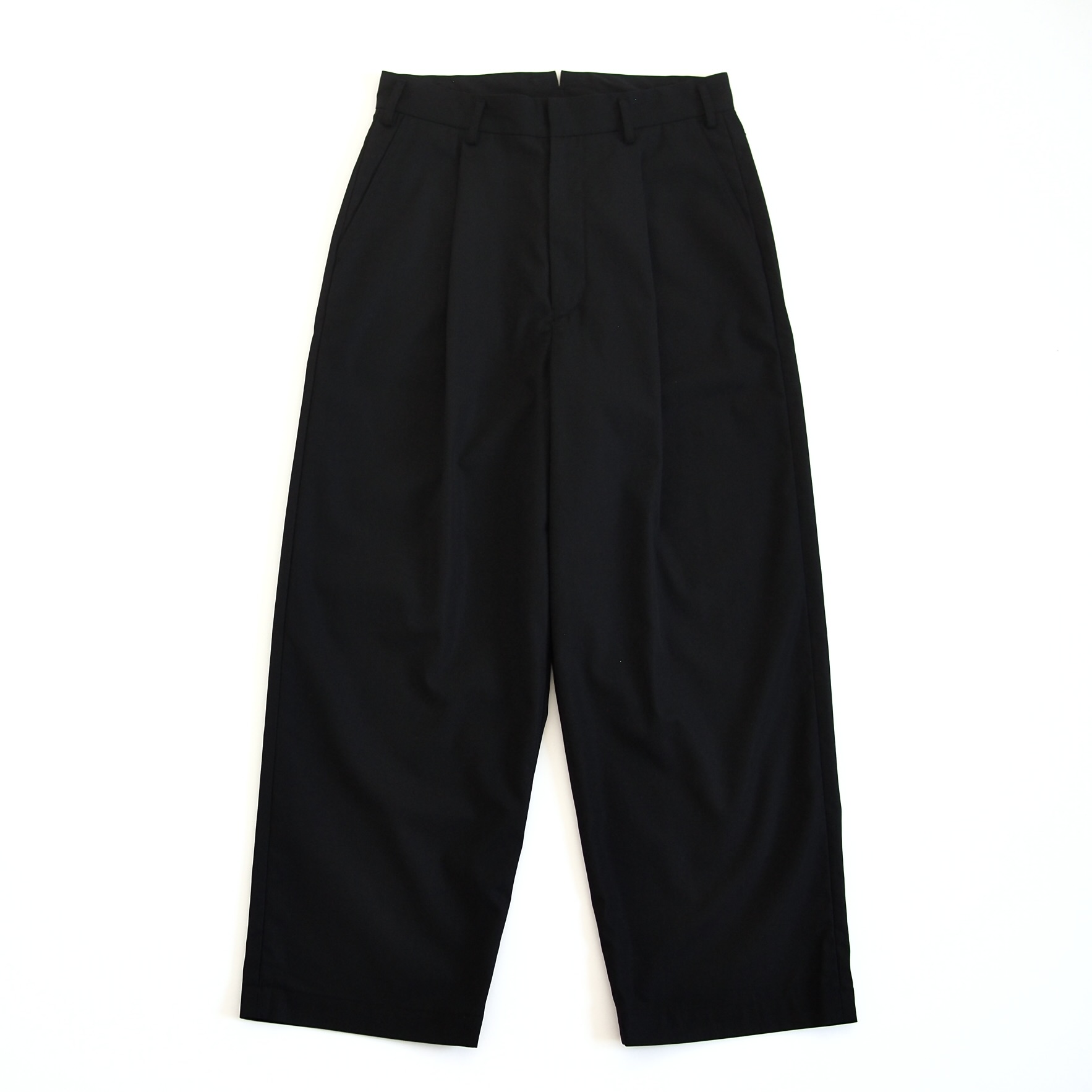 high twist gabardine dress work trousers/black