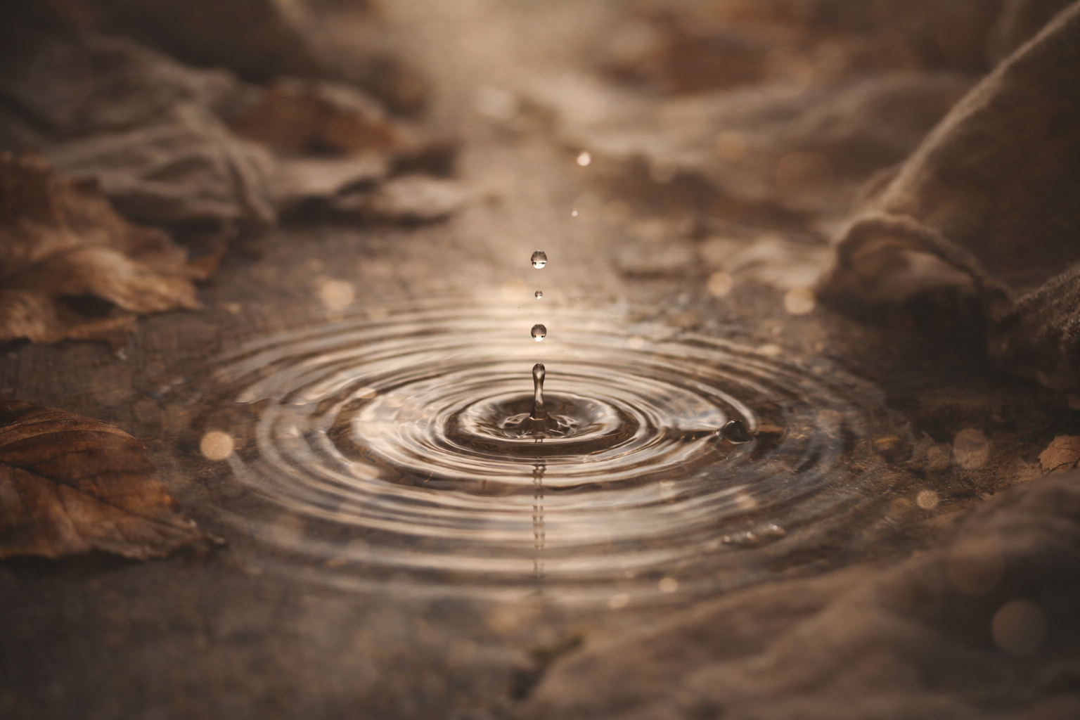 波紋のように広がる、冬至のひととき。