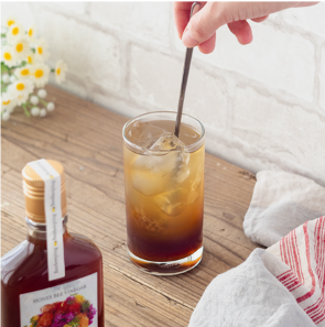 上野「何鮮菇」で「ハニービネガー・HONEY BeVi」を使用した「はちみつ酢レモンサワー」が人気