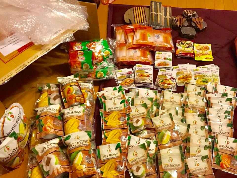 バンコクでの仕入れ品の到着♪