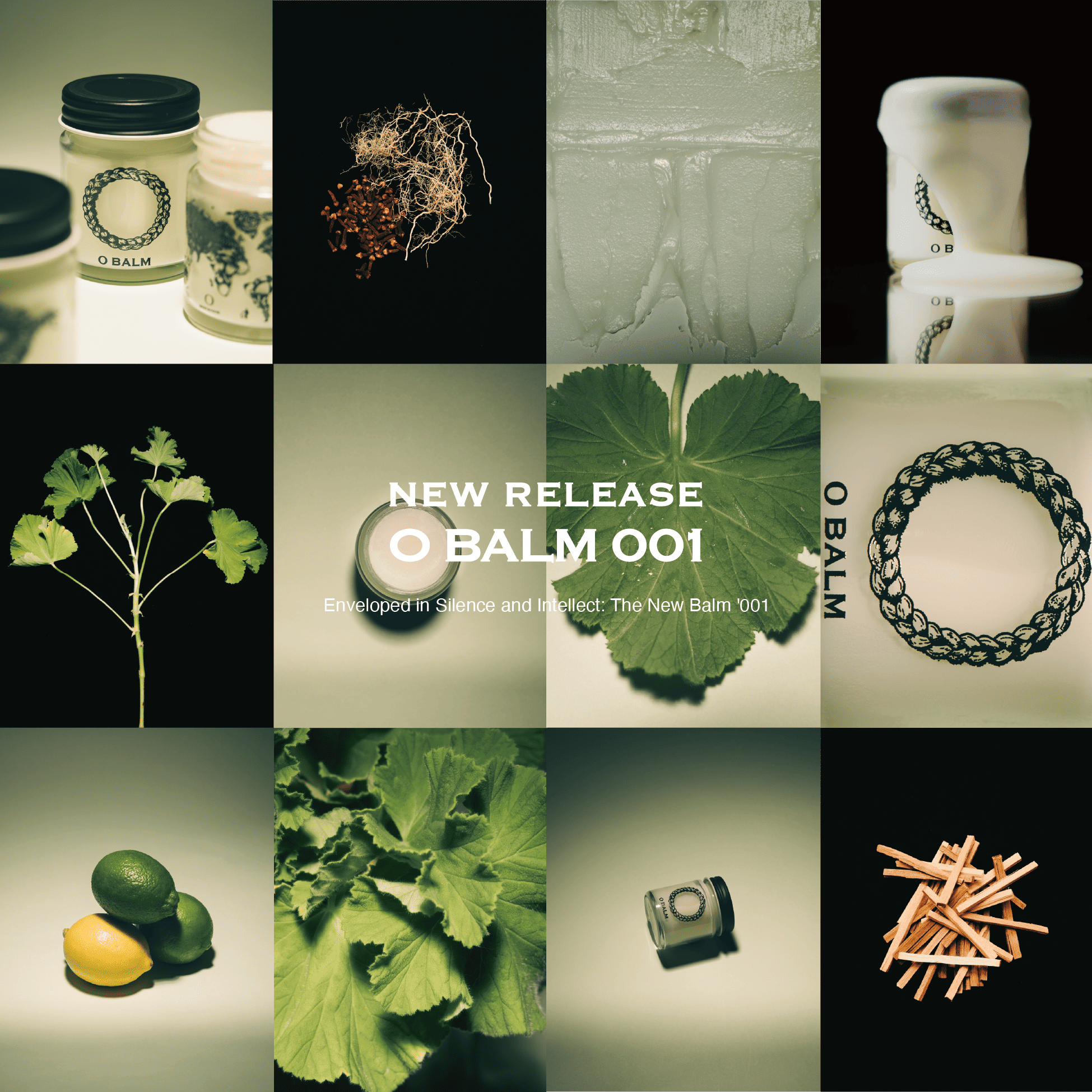 静寂と知性を纏う、新バーム『O・BALM 001(オー・バーム 001)』発売