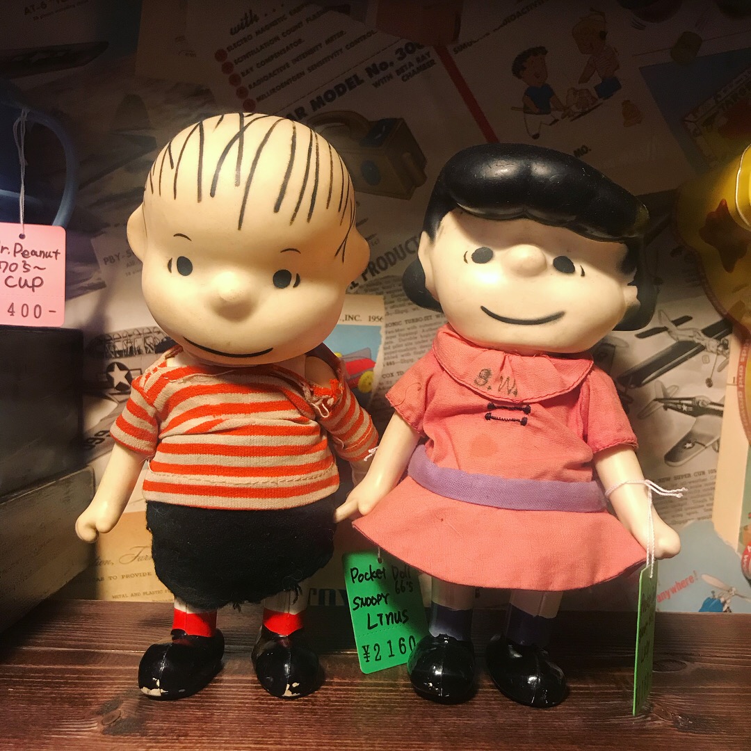  ライナス&ルーシー セット ポケットドール Pocket Doll 60's