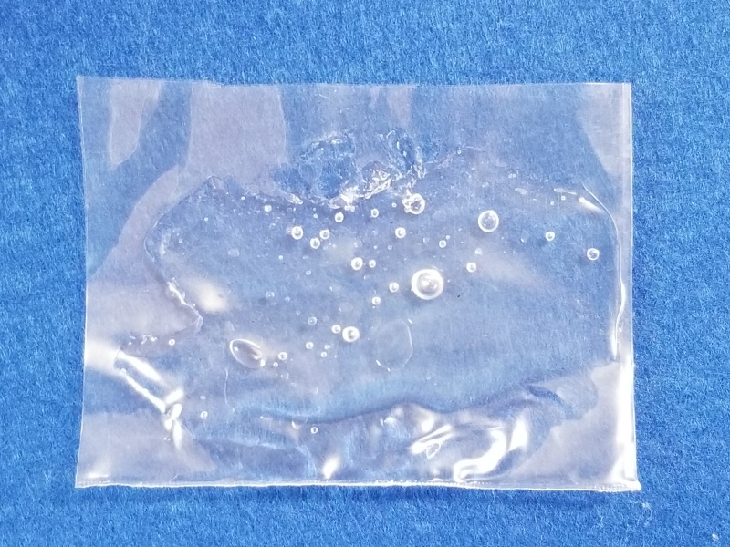 水中での接着実験