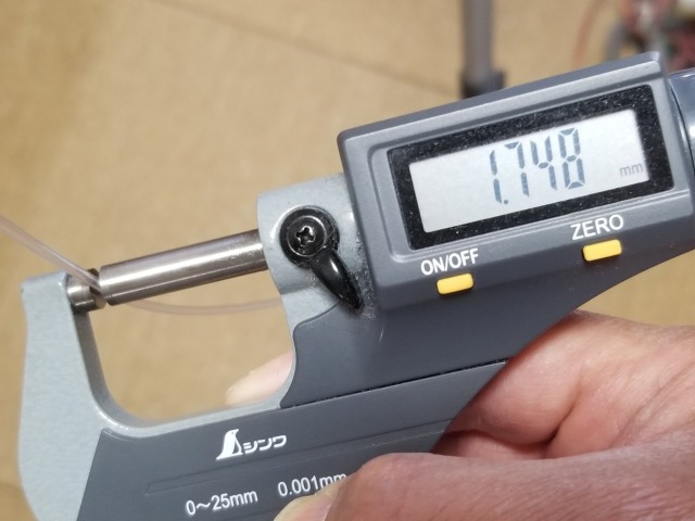 新フィラメントの試作