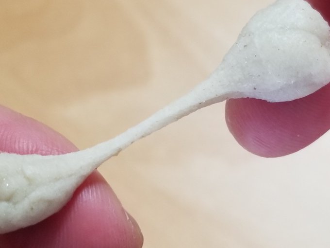 ねりけし状生分解性樹脂への「あごだし」添加