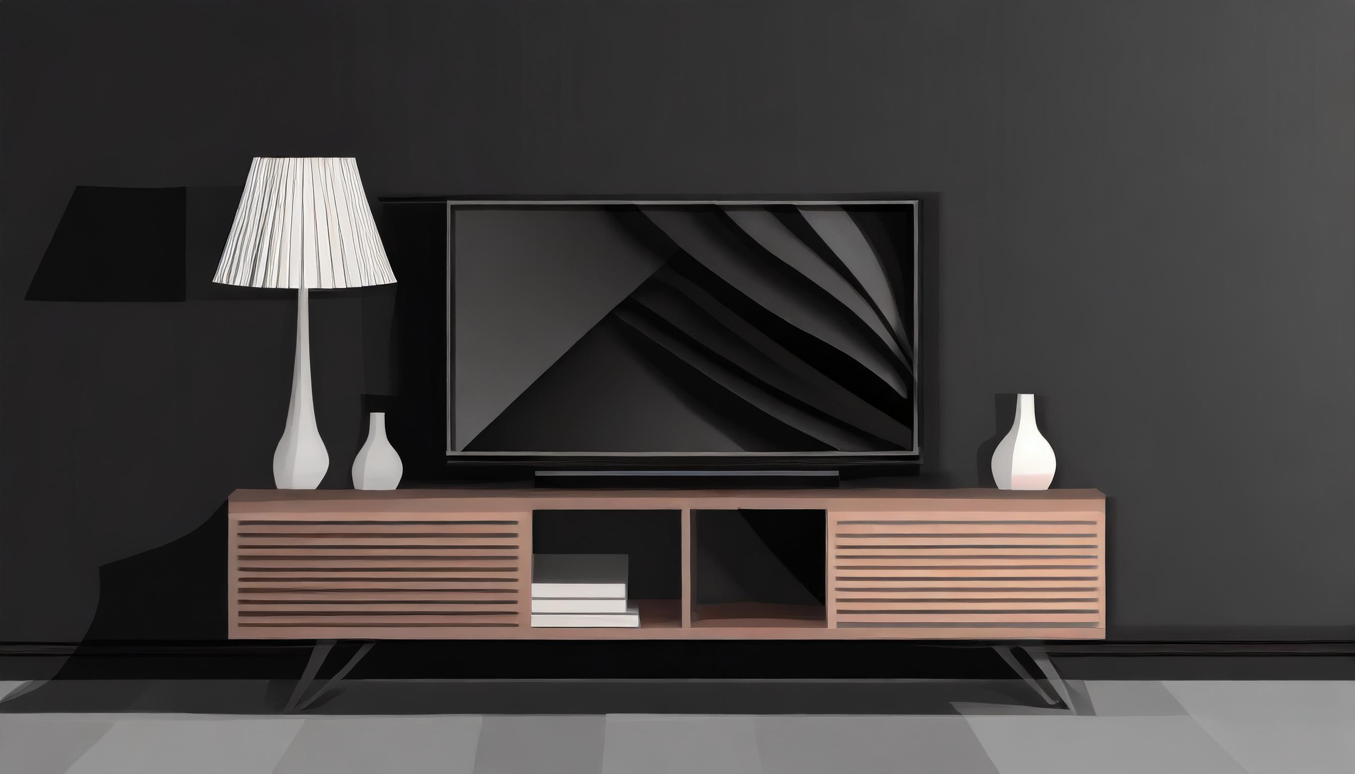 ヴィンテージな雰囲気がスタイリッシュな黒皮アイアン家具のテレビボードは最高です。