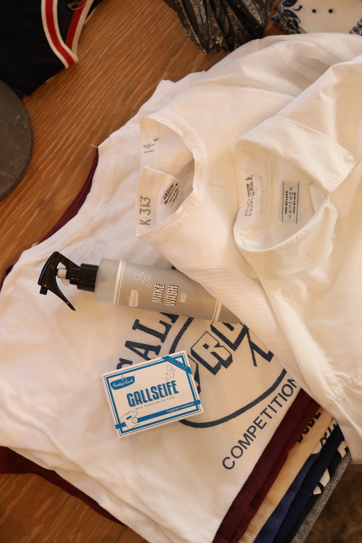 白Tシャツ、白シャツのお洗濯について
