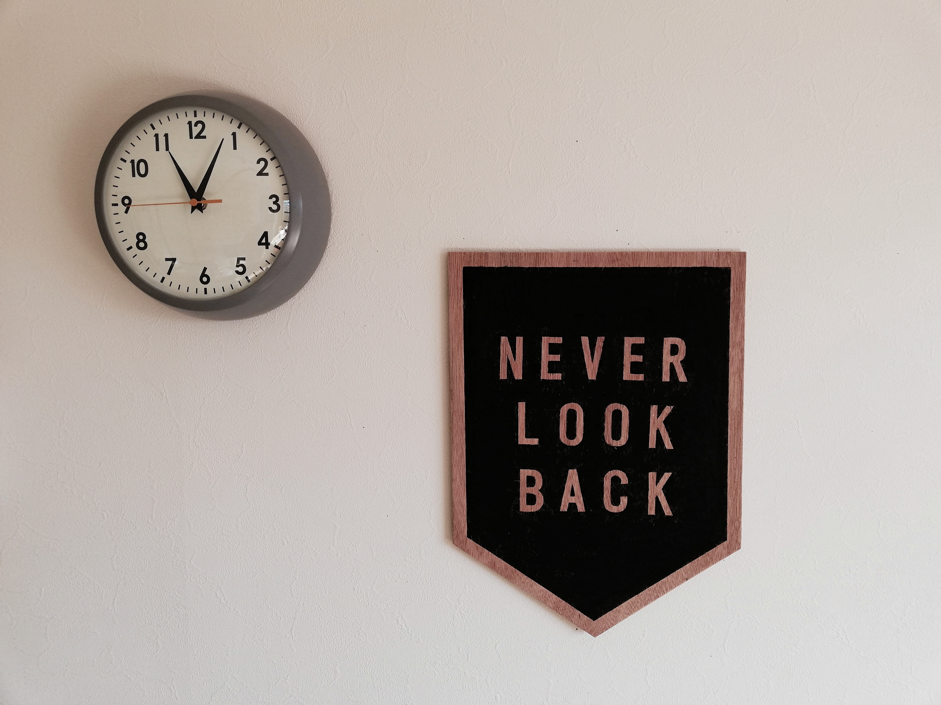NEVER LOOK BACK !!