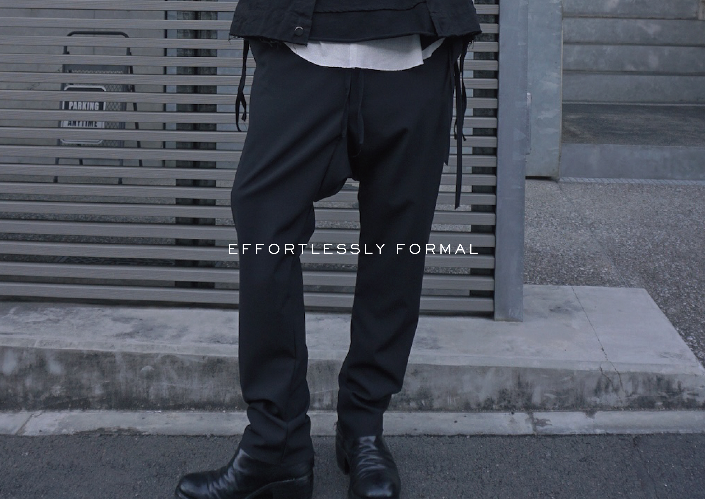25SS PREORDER 6of6 [LOW CLOTCH SLACKS]