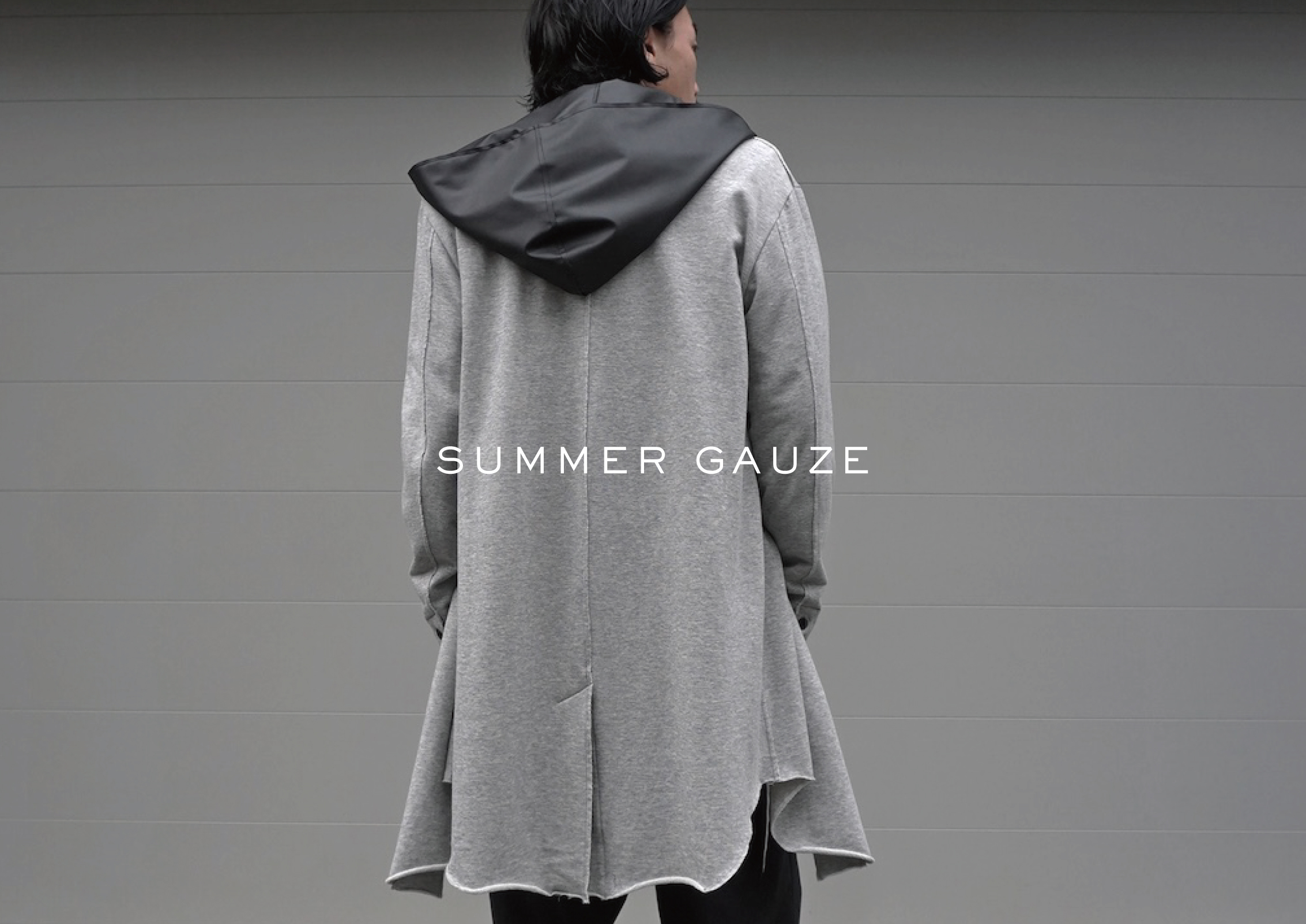 25SS PREORDER 3of6 [REMOVABLE HOODIE GAUZESWEAT]