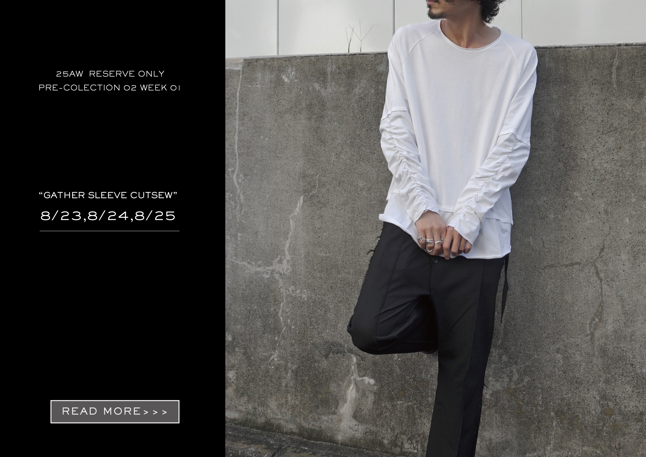 25AW PRE-2 ITEM_1 [GATHER SLEEVE CUTSEW]