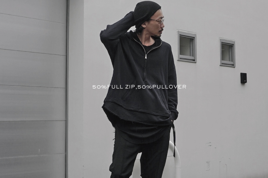 24AW WEEK05 [HARF ZIPPER SWEAT HOODIE]