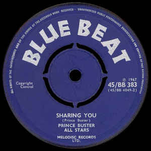 Prince Buster - Sharing You（和訳/歌詞付）