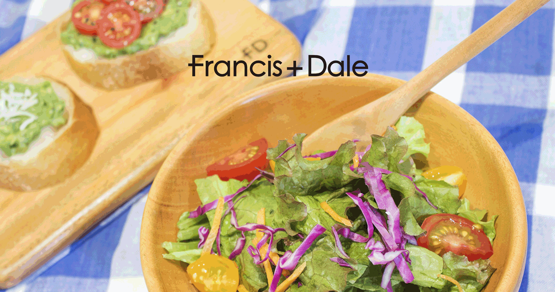 Francis + Dale  Brand  web site