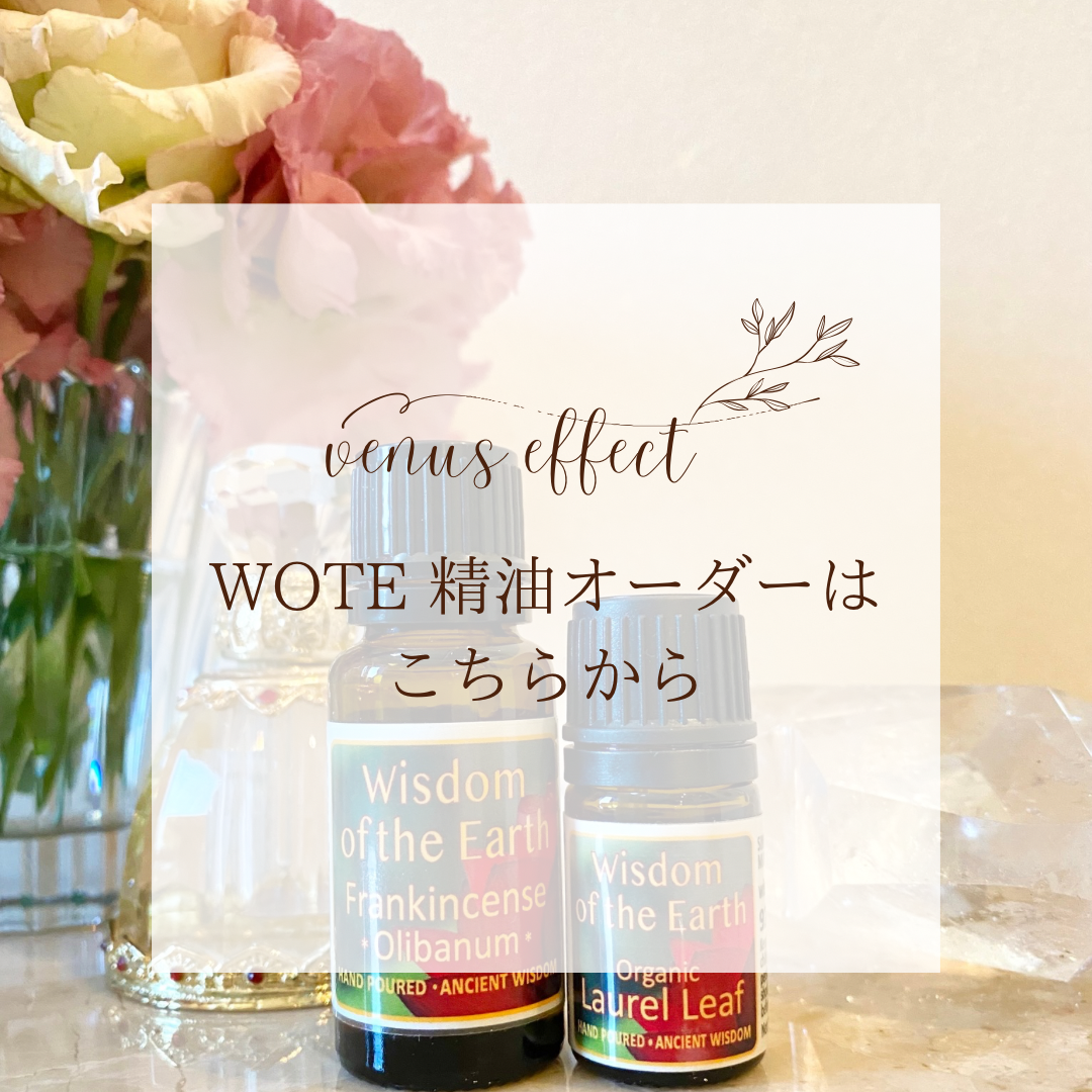ウィズダムオブジアース精油ご注文はこちらから☆