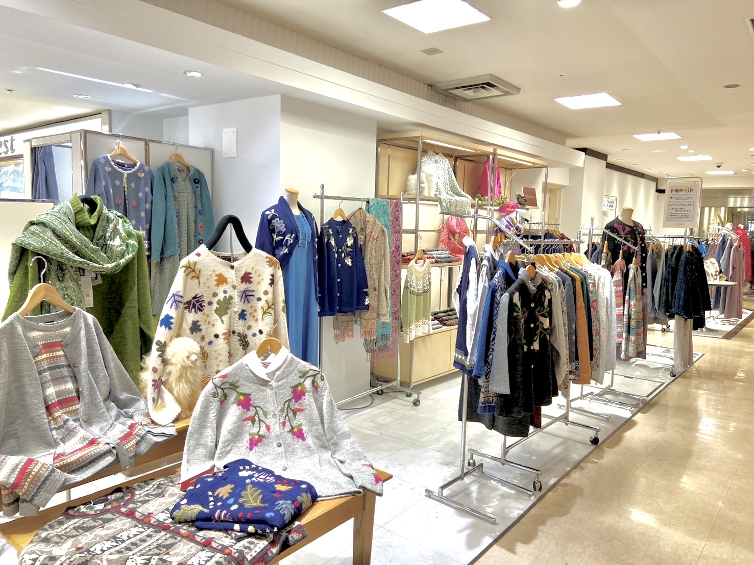 【終了しました】POP UP SHOP｜天然素材の洋服と雑貨【東武宇都宮百貨店】