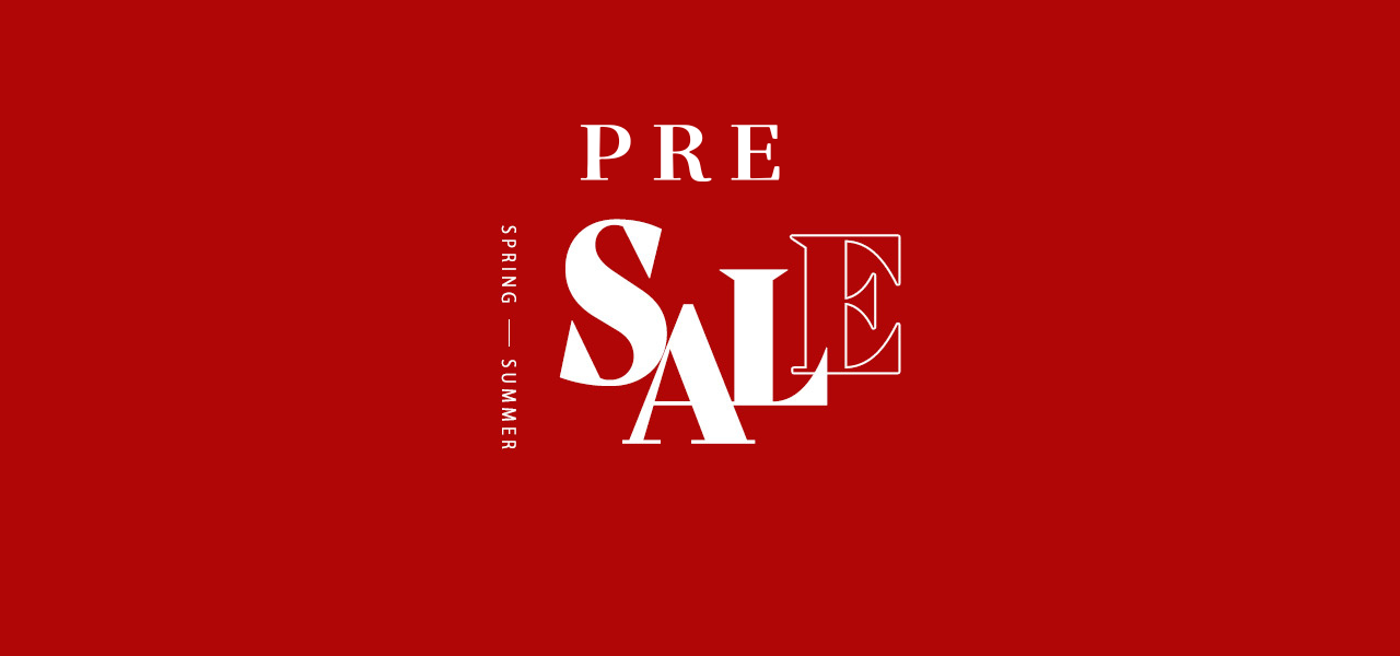 2026 SPRING SUMMER PRE SALE START!