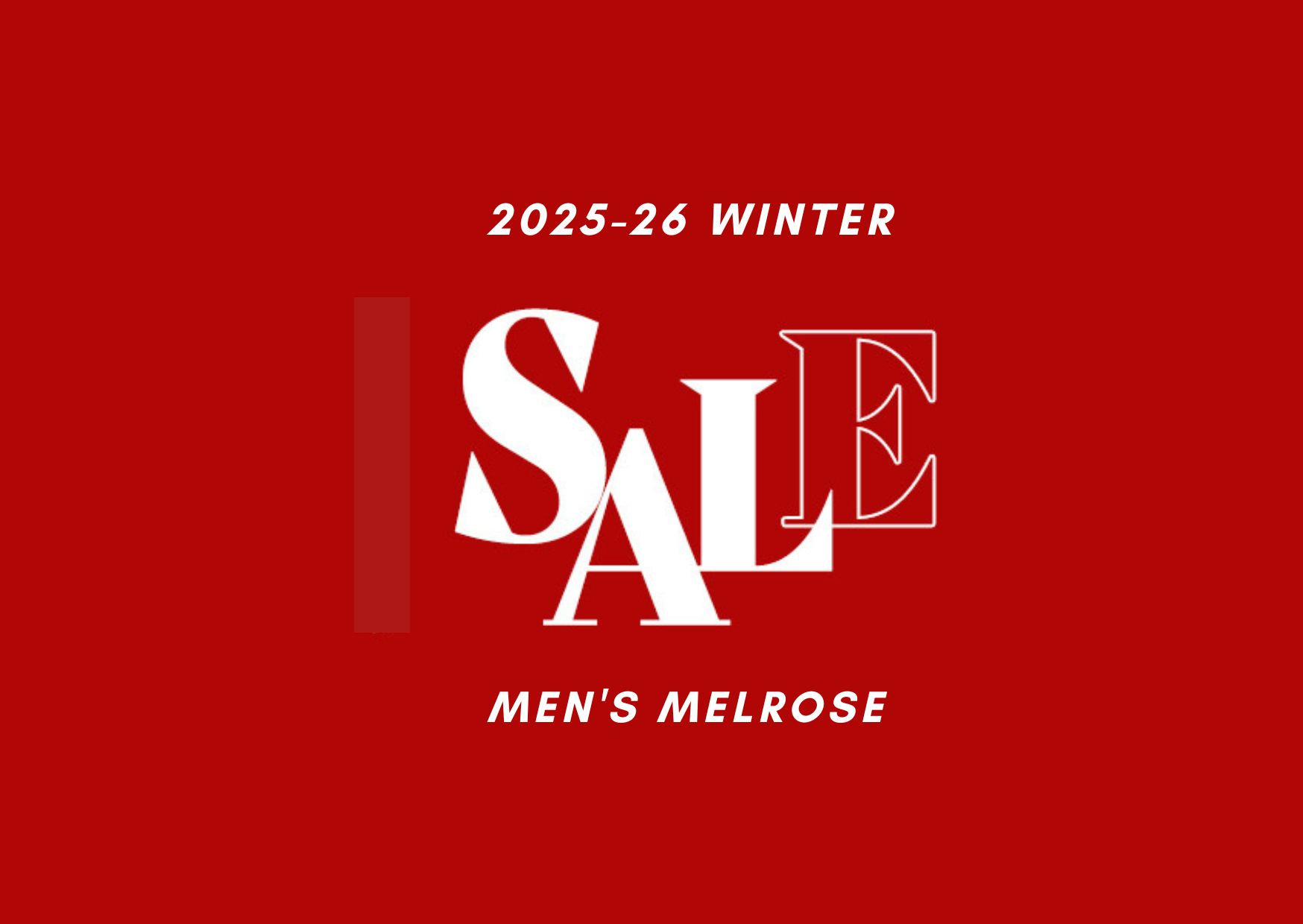 2026 WINTER SALE 好評開催中!