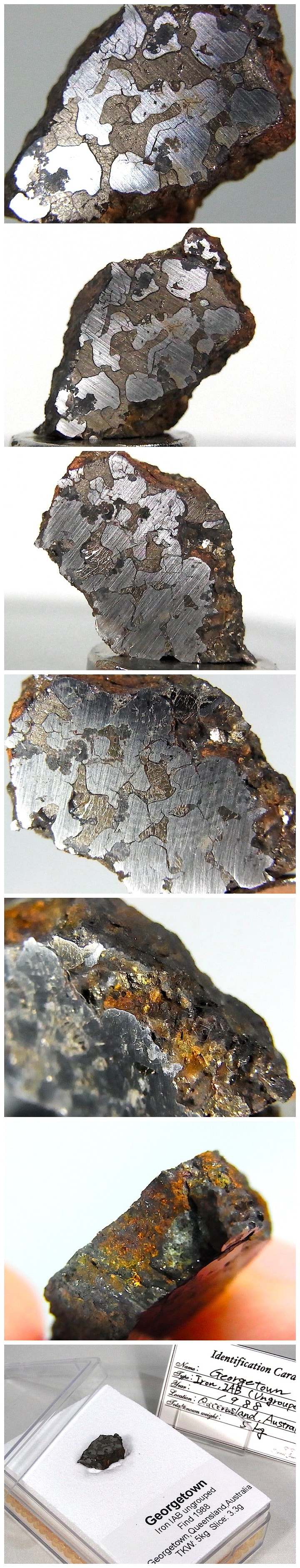 【 販売済 隕石 】ジョージタウン 鉄隕石 ★オーストラリア Iron meteorite