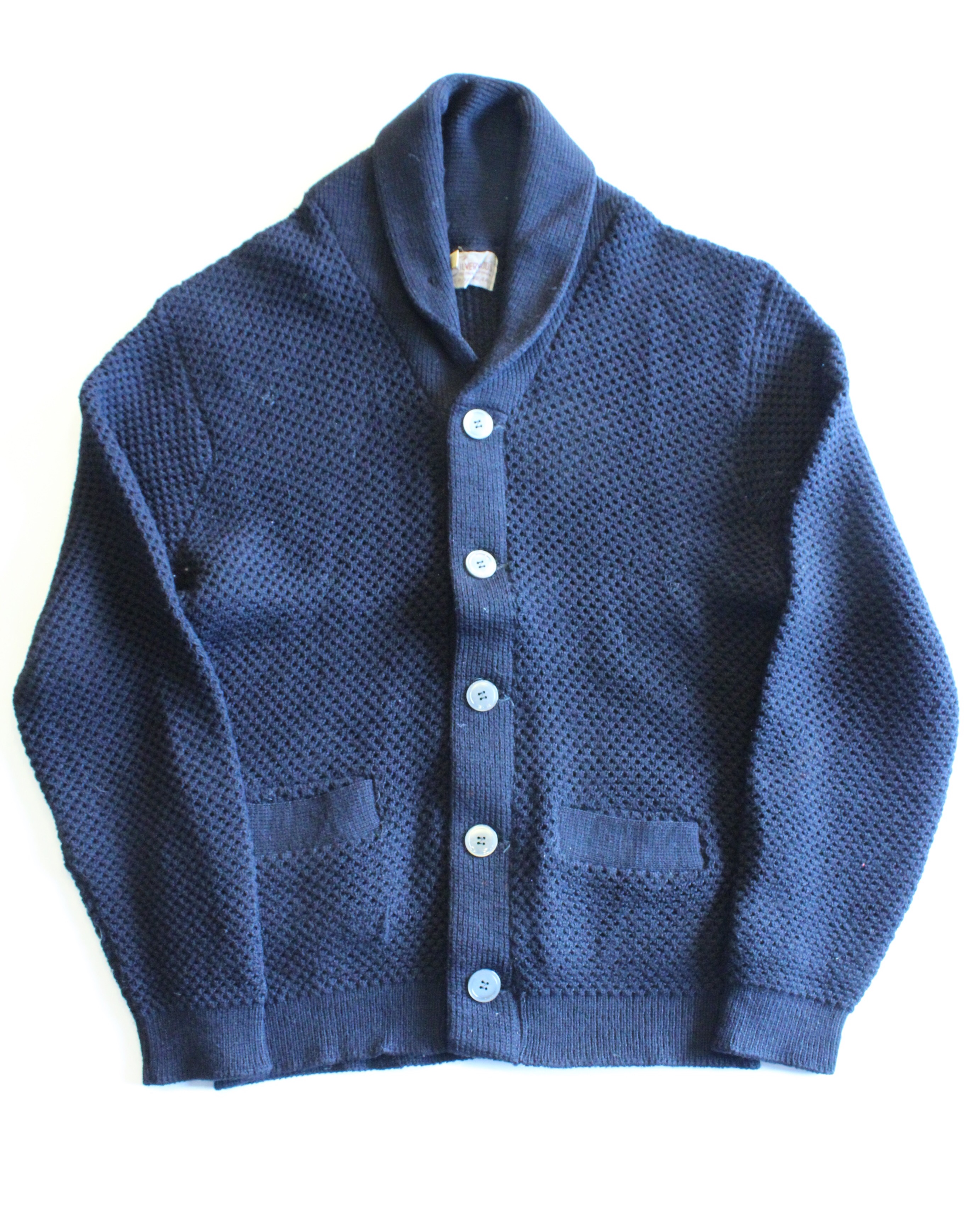 1950’s 〜 1960’s Vintage Shawl collar knit cardigan