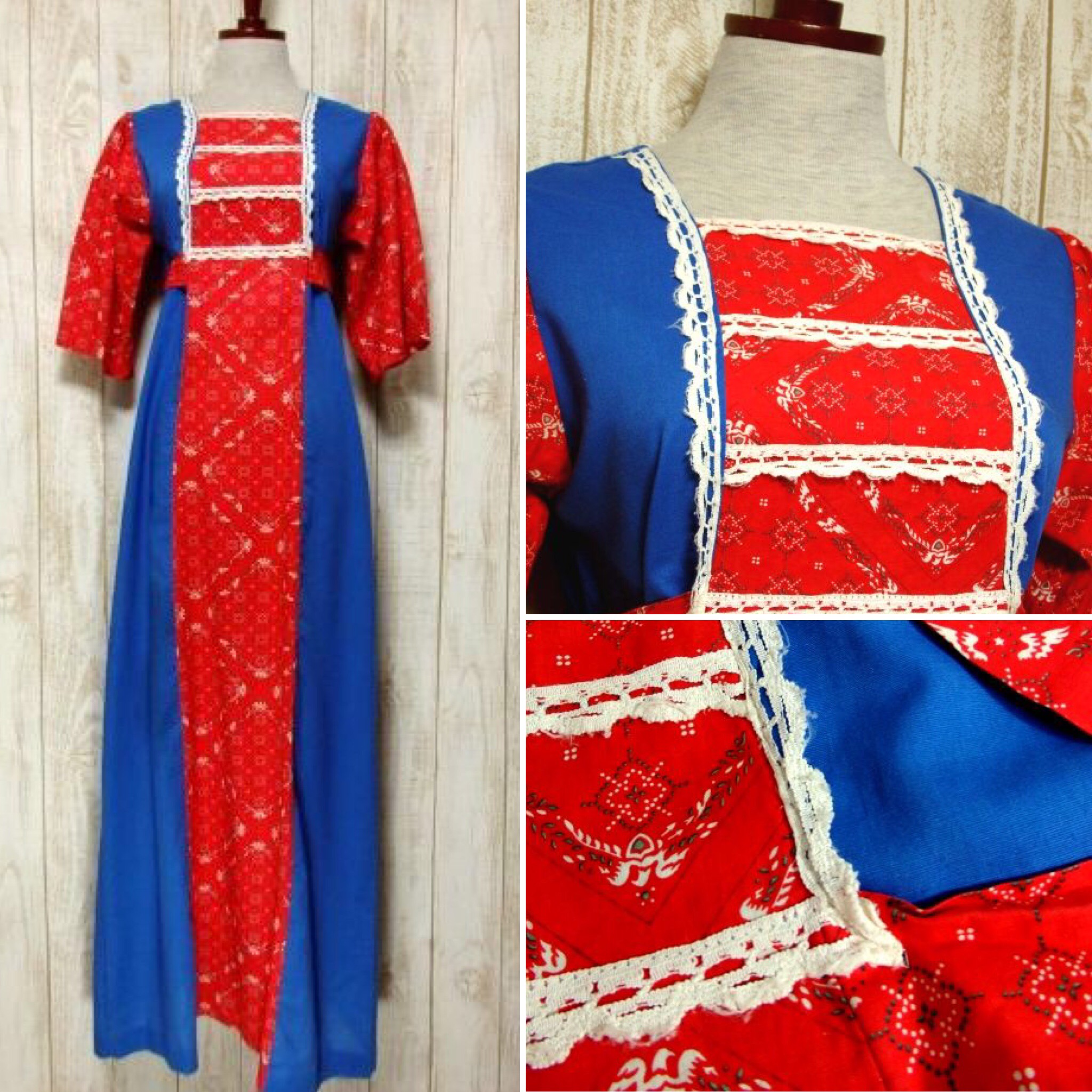 春夏ヨーロピアンvintageワンピース