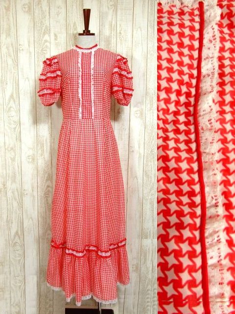 春夏大人可愛いvintageワンピース