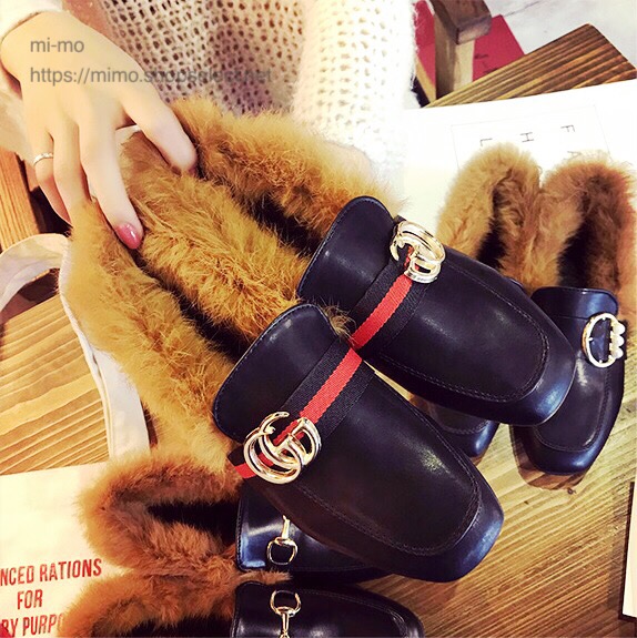 ファーローファーの販売開始しました！