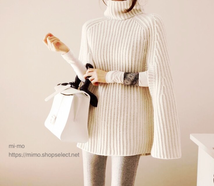 ニット　ケープ　ポンチョ　アウター　販売開始しました！