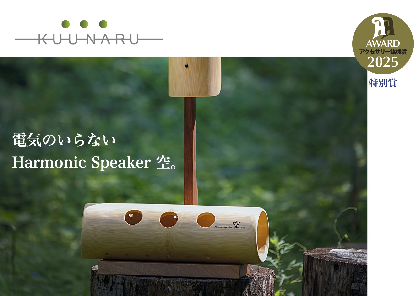 自然の響きを求めて・・・。