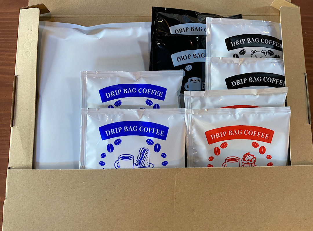 コーヒー豆とドリップバッグを同時購入する場合について