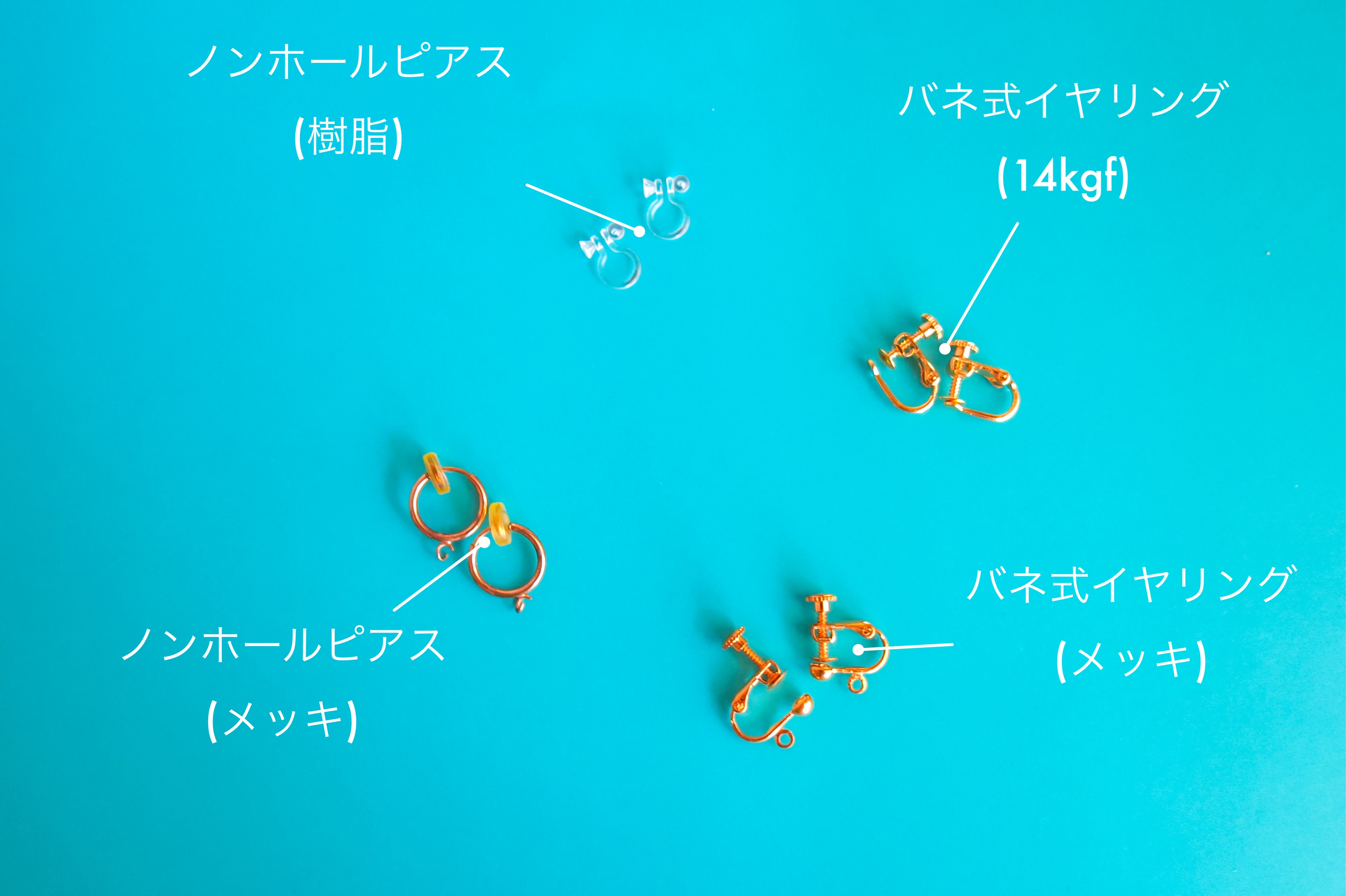 イヤリングへの変更について