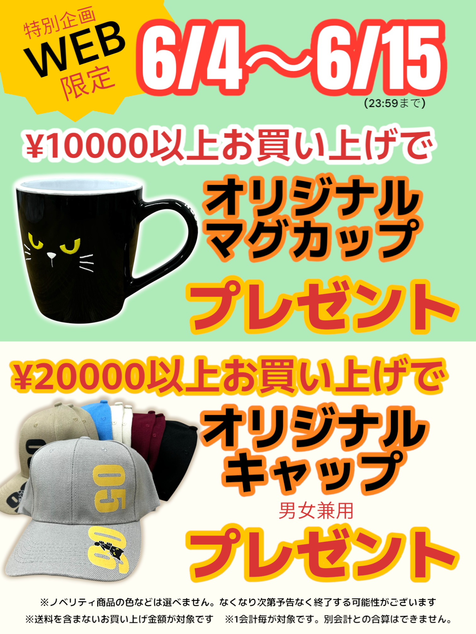 WEBショップ限定❗ノベルティ頒布イベント開催✨
