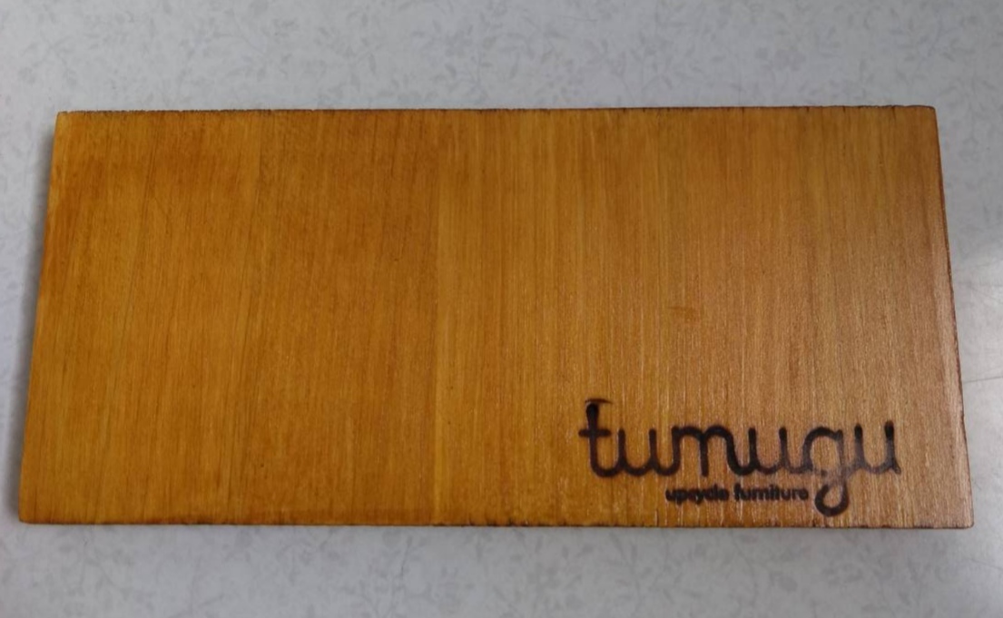 「tumugu」焼印を製作しました。
