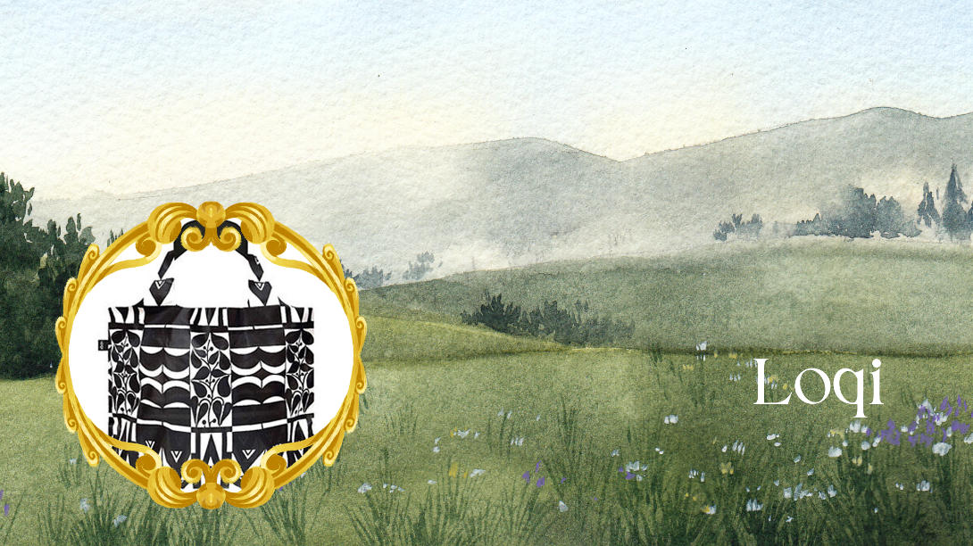 LOQIヨーゼフ・ホフマン「Monte Zuma for Wiener Werkstaeエコバッグ