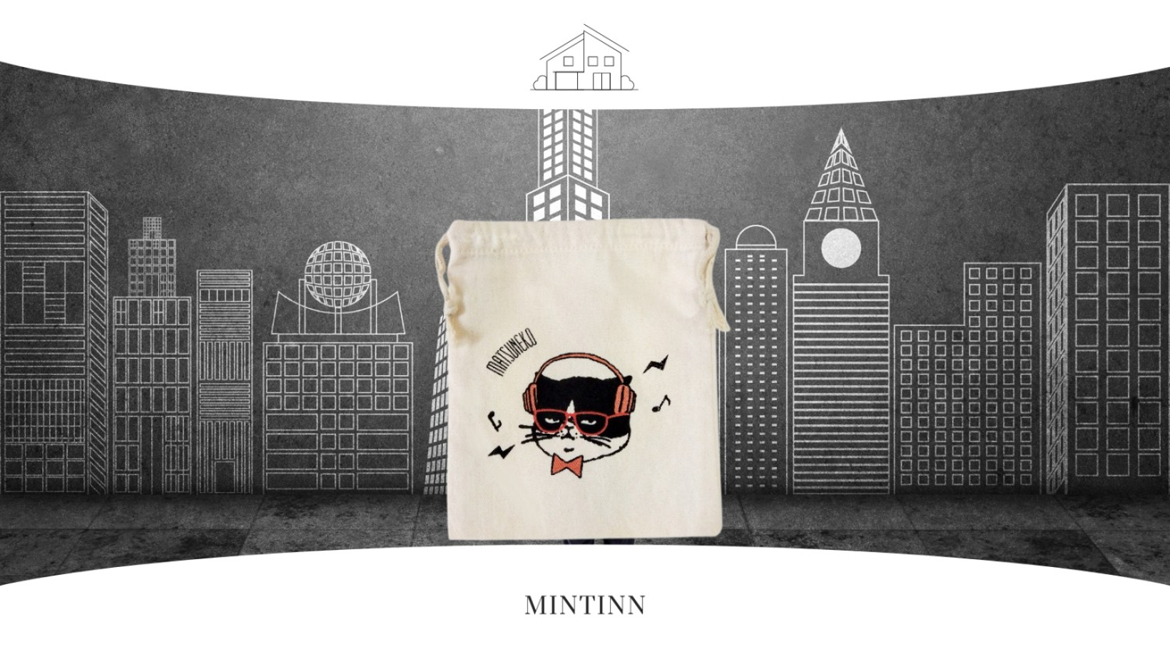Mintinn 巾着 78023 マツネコミュージック 新入荷 !