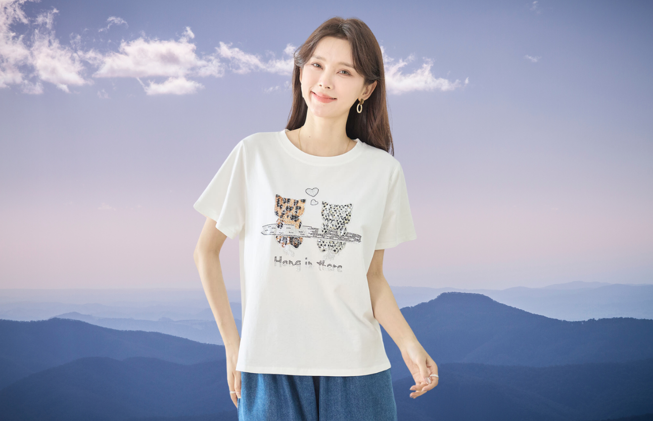 TRUBE プリントTシャツN12-1040ネコ【M~L】ホワイト