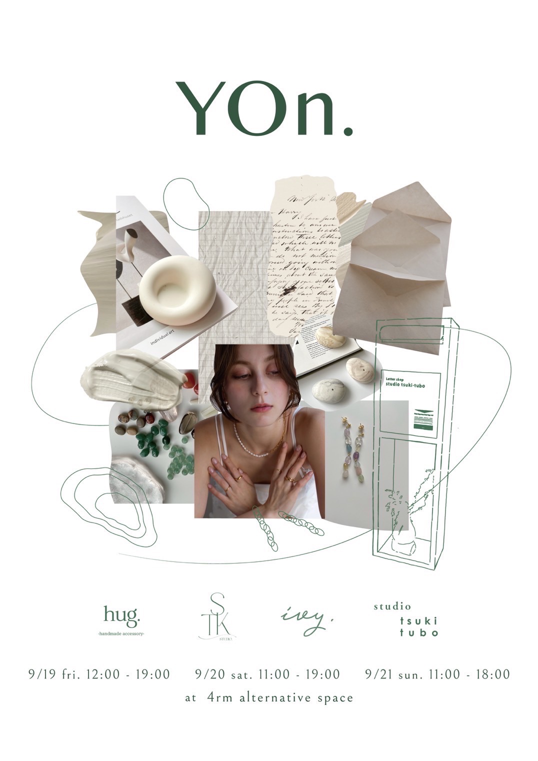 9/19,20,21 大阪南堀江 合同POPUP STORE “YOn.“