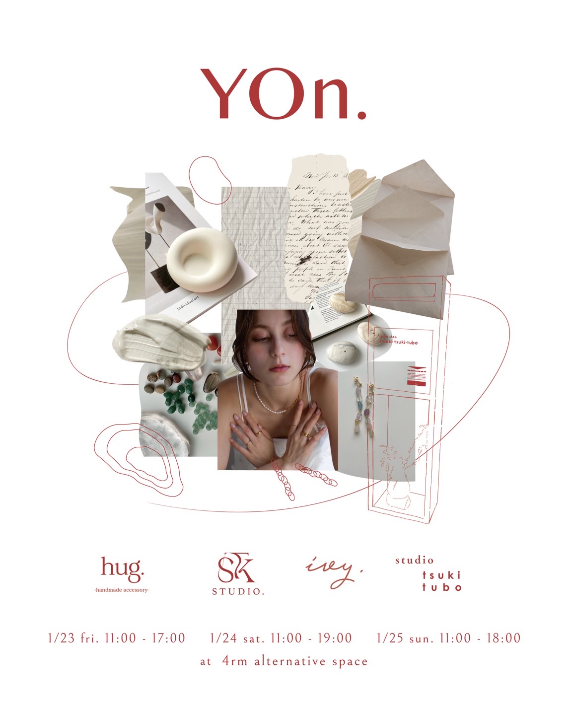 📣1/24、25 大阪南堀江 合同POPUP STORE ‘‘YOn.‘‘