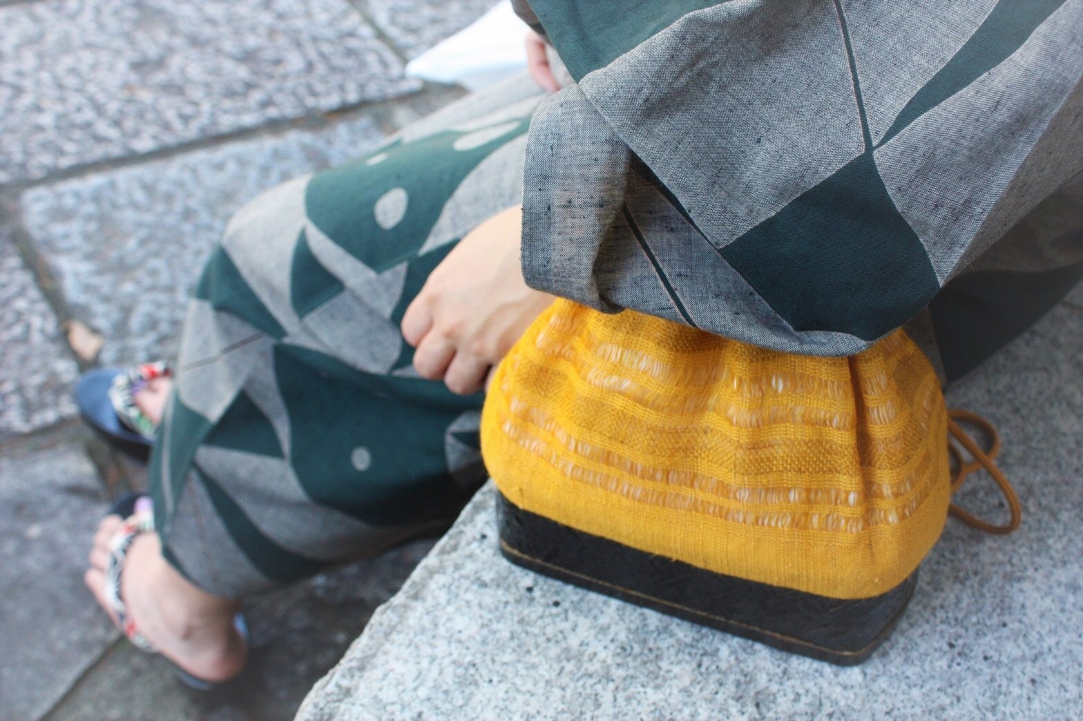 オトナ浴衣 足元もこだわりマス