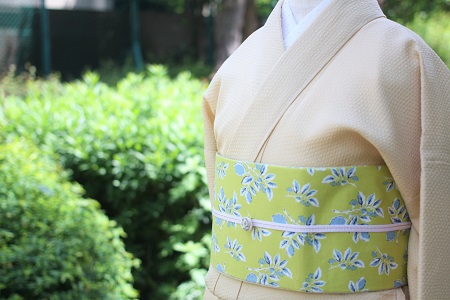 MAISON BLANCHE レモン 半巾帯