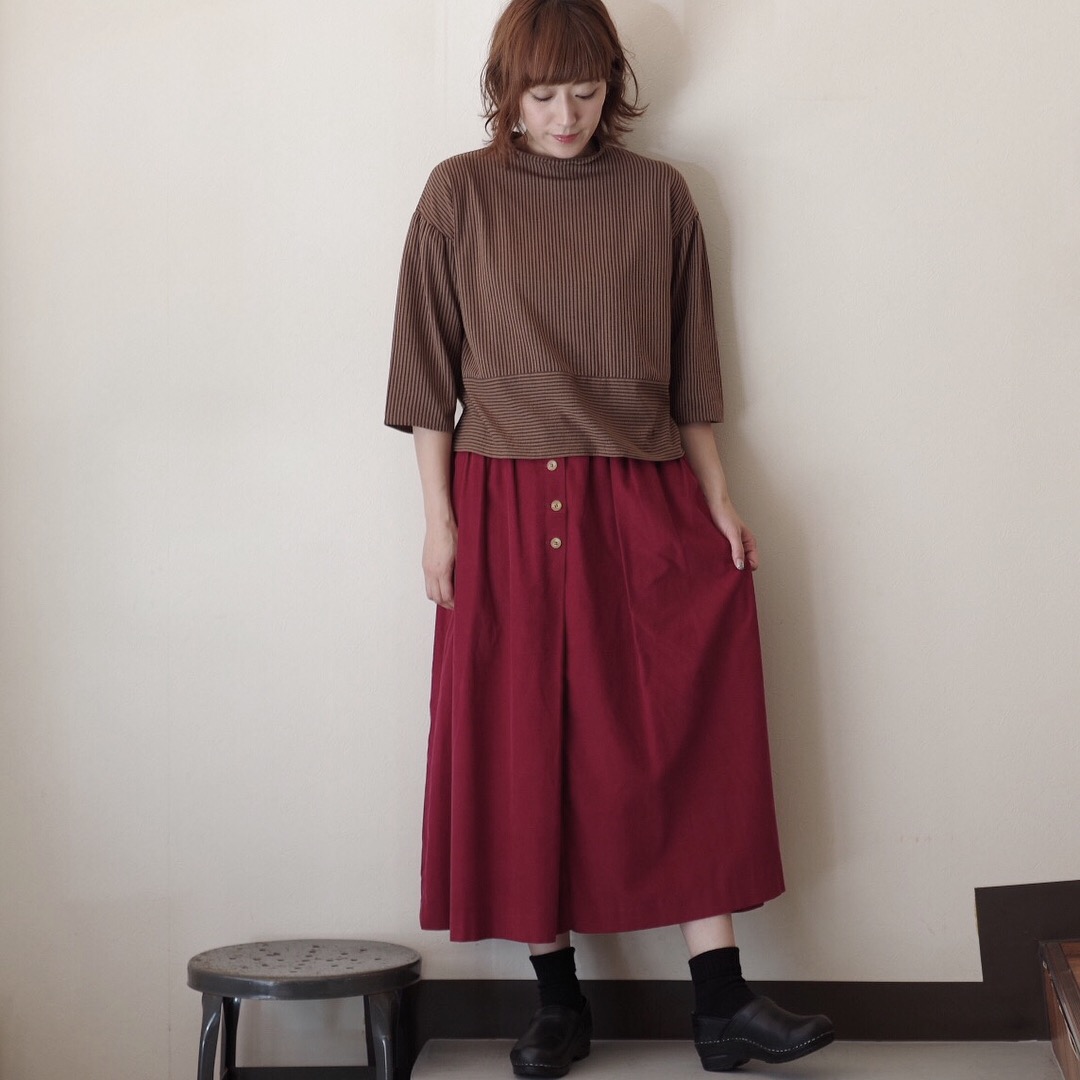 コーデュロイ スカート
