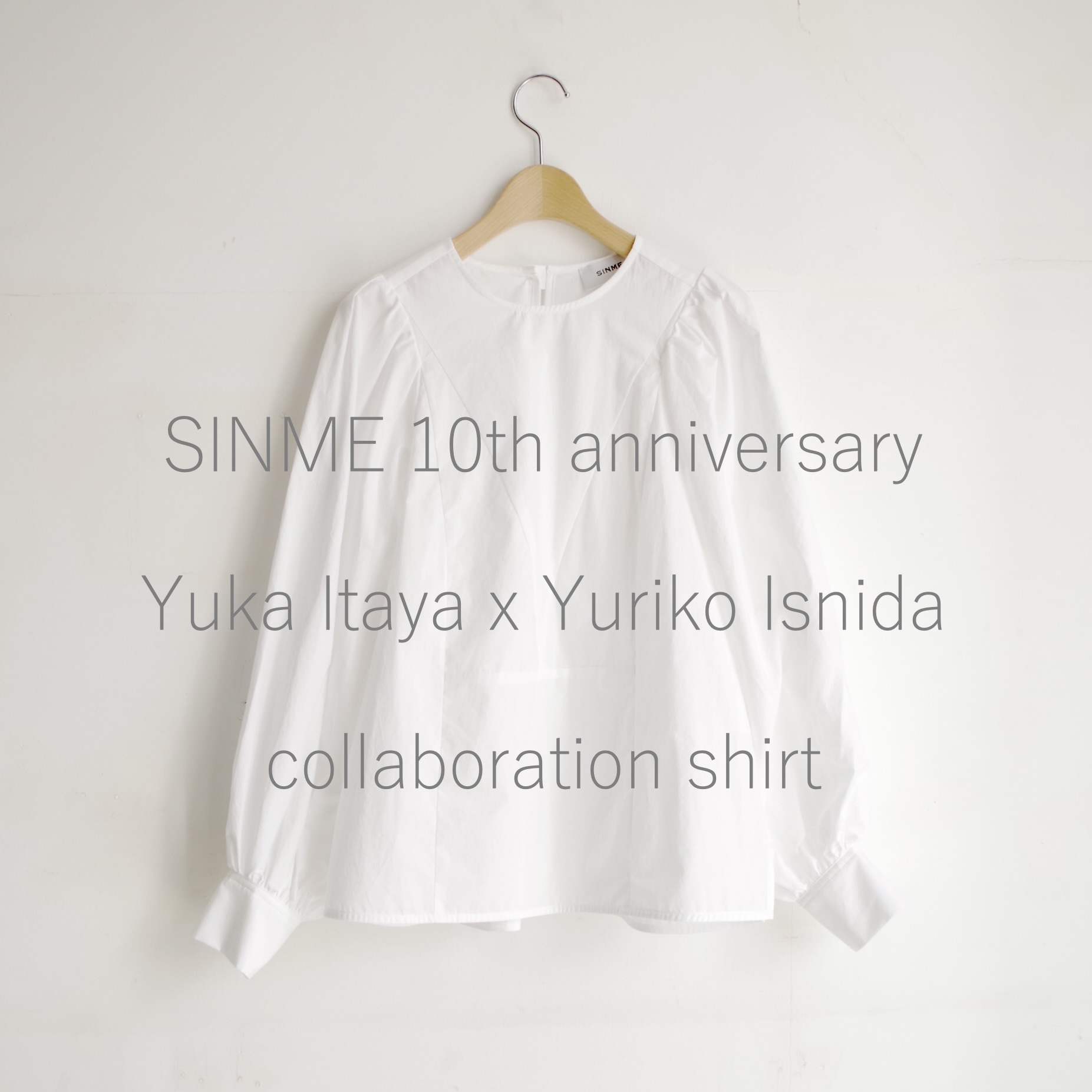 Yuka Itaya × Yuriko Ishida collaboration shirt 