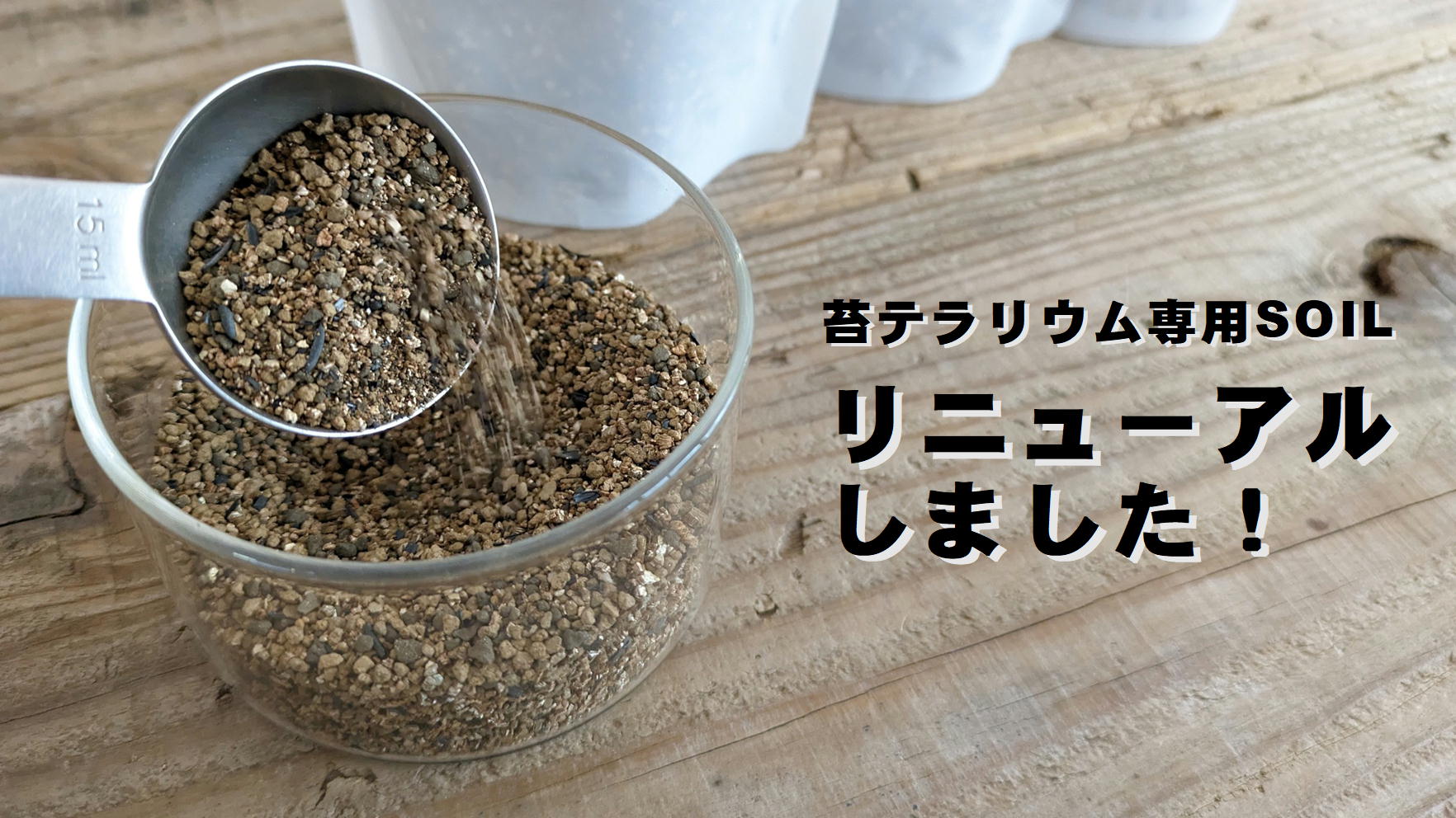 苔テラリウム専用SOIL★リニューアルしました