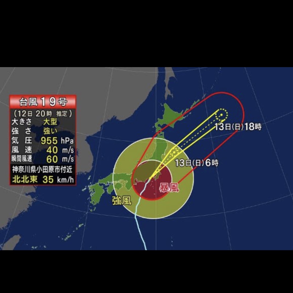 台風の無事通り過ぎますように。