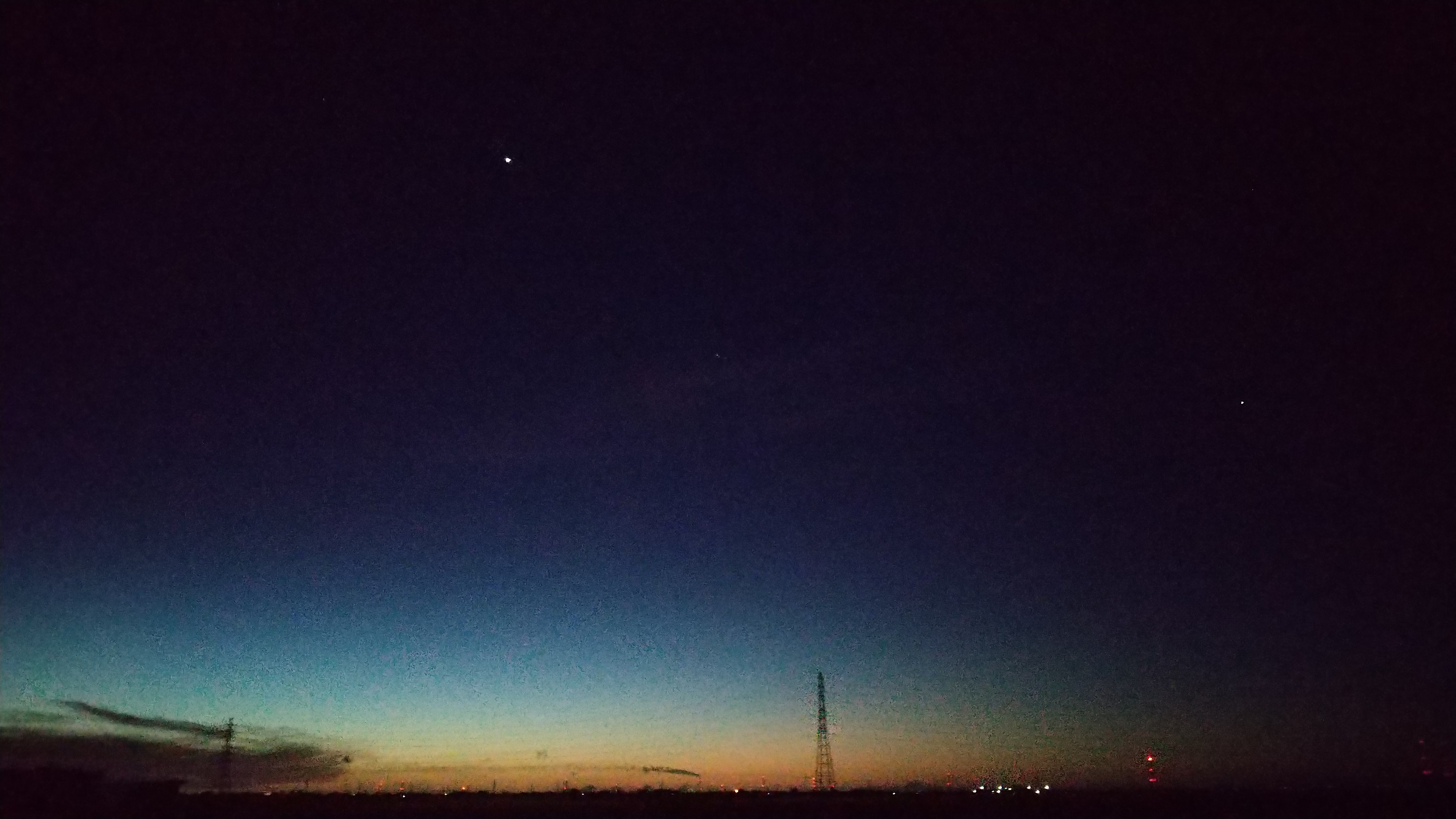 夜明け前の星空✨を眺めたいです