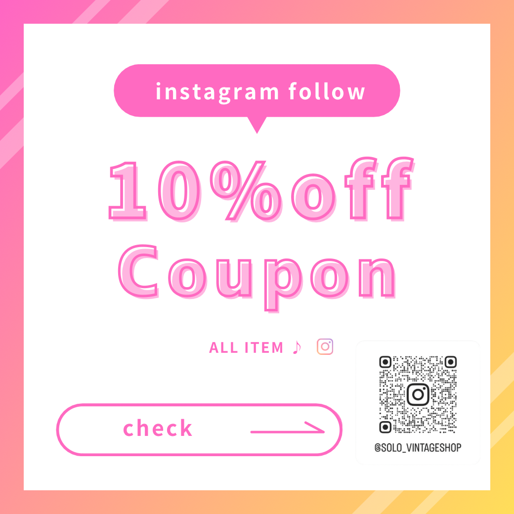 【Instagramアカウントをフォロー頂いた方に期間限定10％OFFクーポンをプレゼント📣】