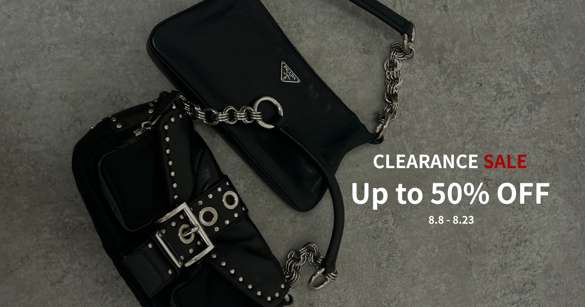 【8/8〜8/23】CLEARANCE SALE 開催のお知らせ|最大50%OFF&全品10%OFF