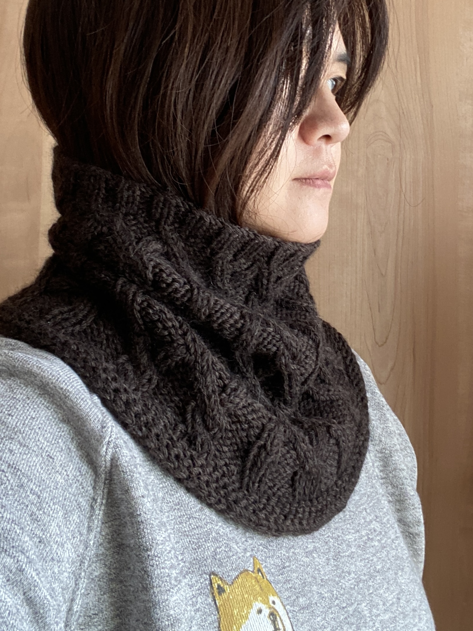PATTERN UP「Ivy cowl」