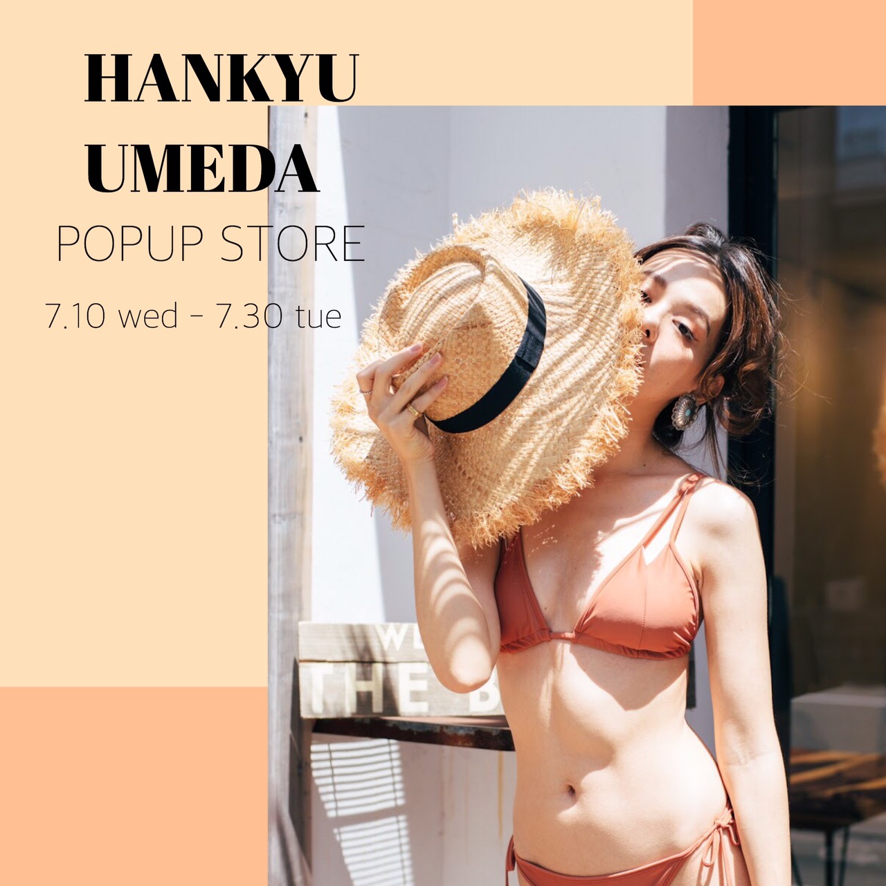 POPUP SHOP in 梅田阪急百貨店☞7月10日〜30日まで