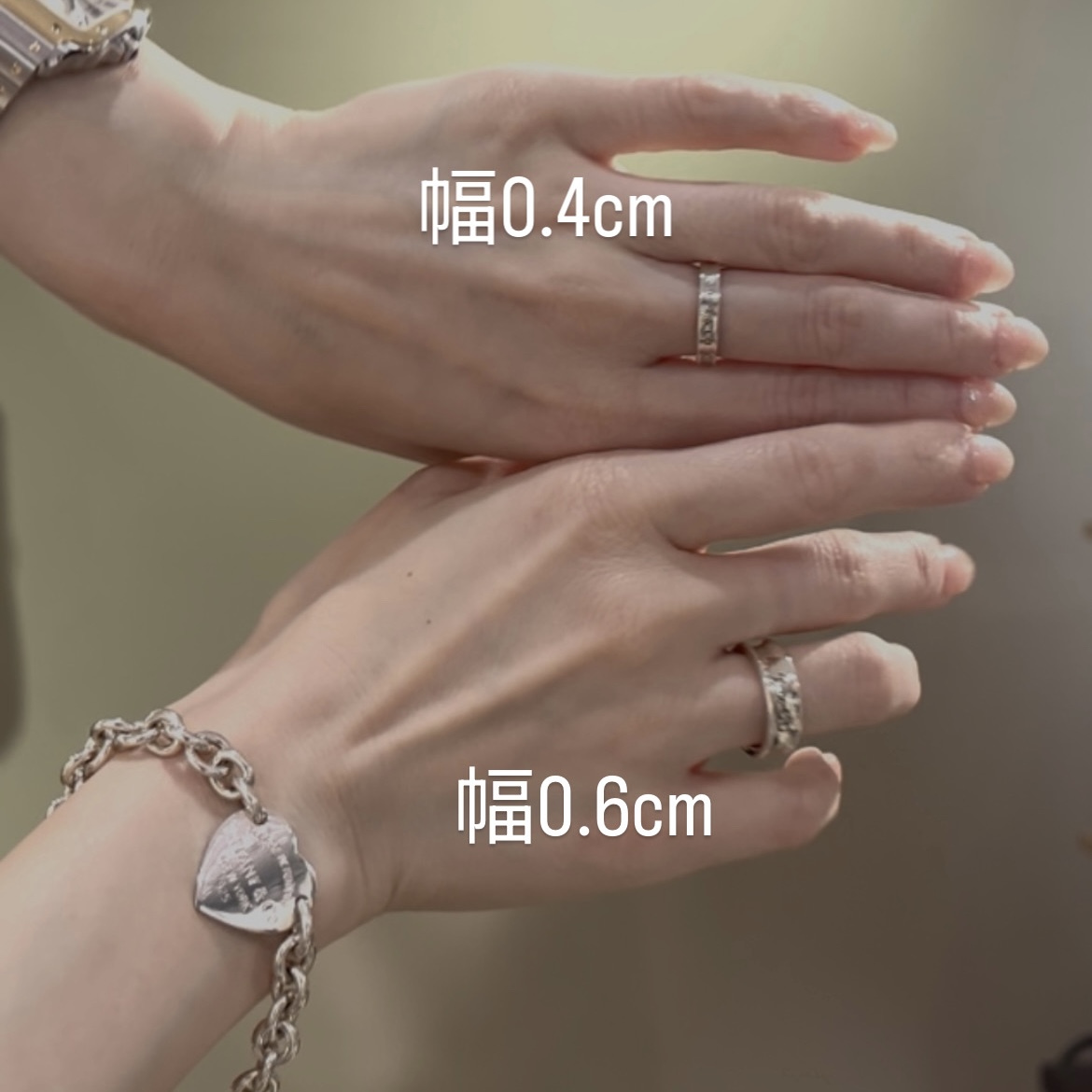 シンプルな1本ならこちら。TIFFANY&CO.ペア、メンズにも人気のリング